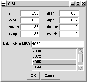 [Disk Partition Plan]