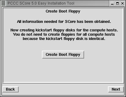 [Create Boot Floppy]