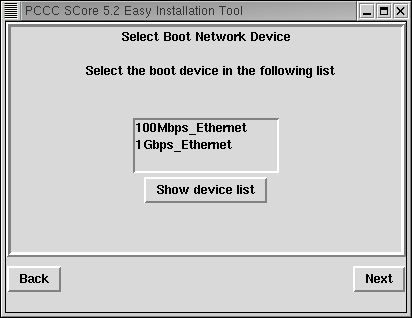 [Select Boot Network Device]